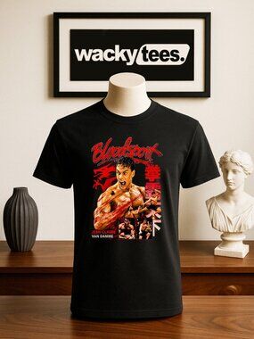 Bloodsport Kumite 1988 Jean Claude Martial Arts Funny Graphic Tee Shirt